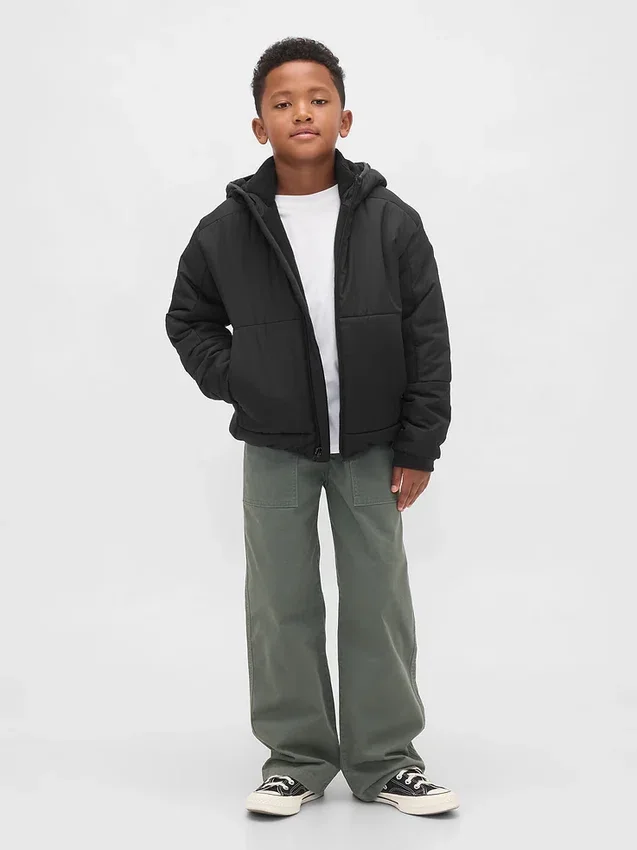 Recycelte Daunenjacke für Kinder