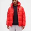 Recycelte, schwere Daunenjacke