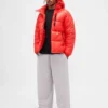 Recycelte, schwere Daunenjacke