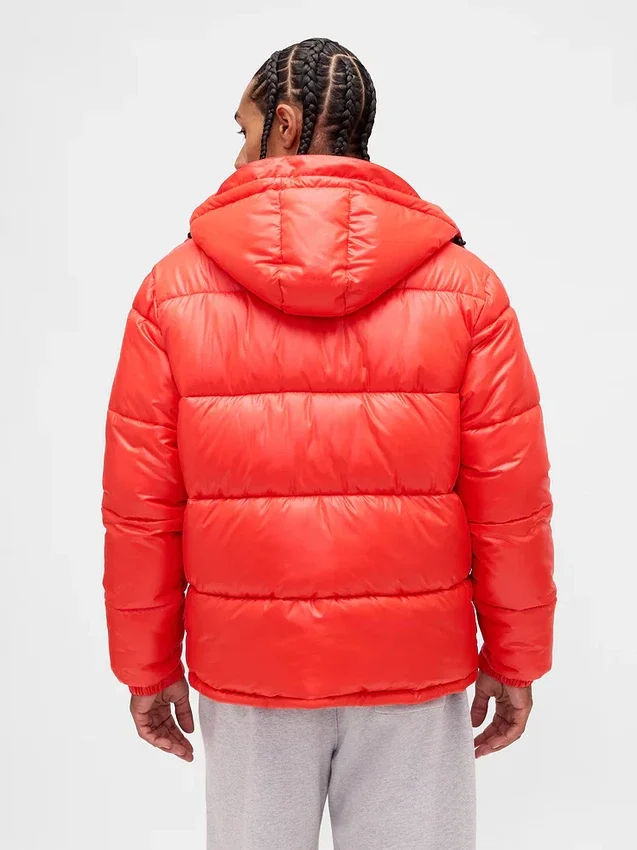 Recycelte, schwere Daunenjacke
