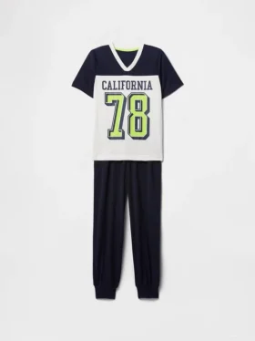Recyceltes Pyjama-Jogginghosen-Set für Kinder