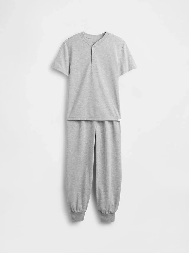 Recyceltes Pyjama-Jogginghosen-Set für Kinder