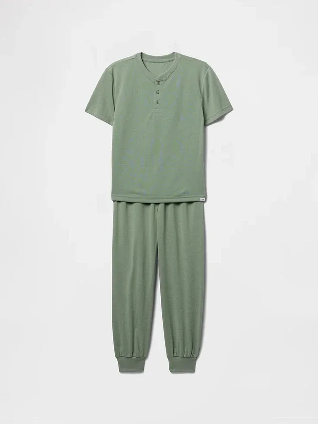 Recyceltes Pyjama-Jogginghosen-Set für Kinder