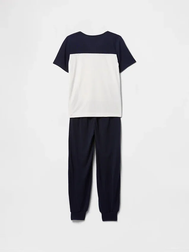 Recyceltes Pyjama-Jogginghosen-Set für Kinder