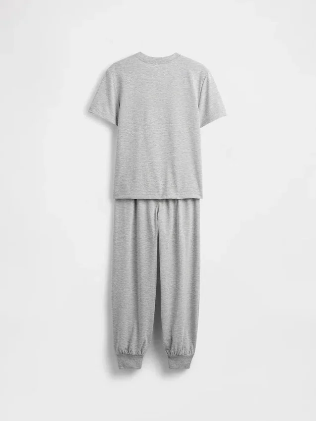 Recyceltes Pyjama-Jogginghosen-Set für Kinder