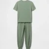 Recyceltes Pyjama-Jogginghosen-Set für Kinder
