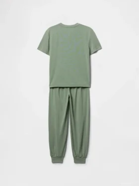 Recyceltes Pyjama-Jogginghosen-Set für Kinder