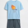 Recyceltes Pyjama-Set mit Shorts für Kinder