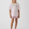 Recyceltes Pyjama-Set mit Shorts für Kinder
