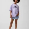 Recyceltes Pyjama-Set mit Shorts für Kinder