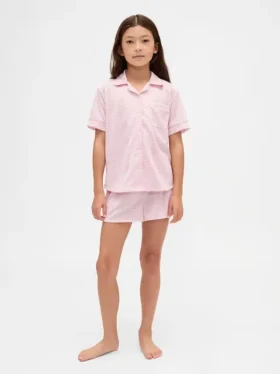 Recyceltes Pyjama-Set mit Shorts für Kinder
