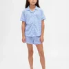 Recyceltes Pyjama-Set mit Shorts für Kinder