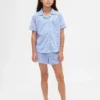 Recyceltes Pyjama-Set mit Shorts für Kinder