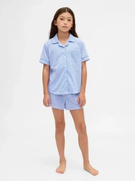 Recyceltes Pyjama-Set mit Shorts für Kinder