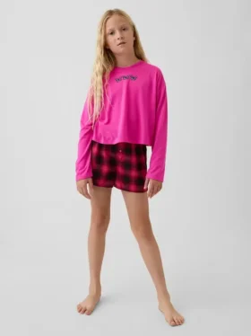 Recyceltes Pyjama-Set mit Shorts für Kinder