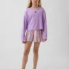 Recyceltes Pyjama-Set mit Shorts für Kinder