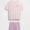 Recyceltes Pyjama-Set mit Shorts für Kinder
