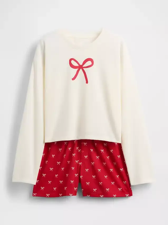 Recyceltes Pyjama-Set mit Shorts für Kinder