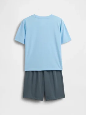 Recyceltes Pyjama-Set mit Shorts für Kinder