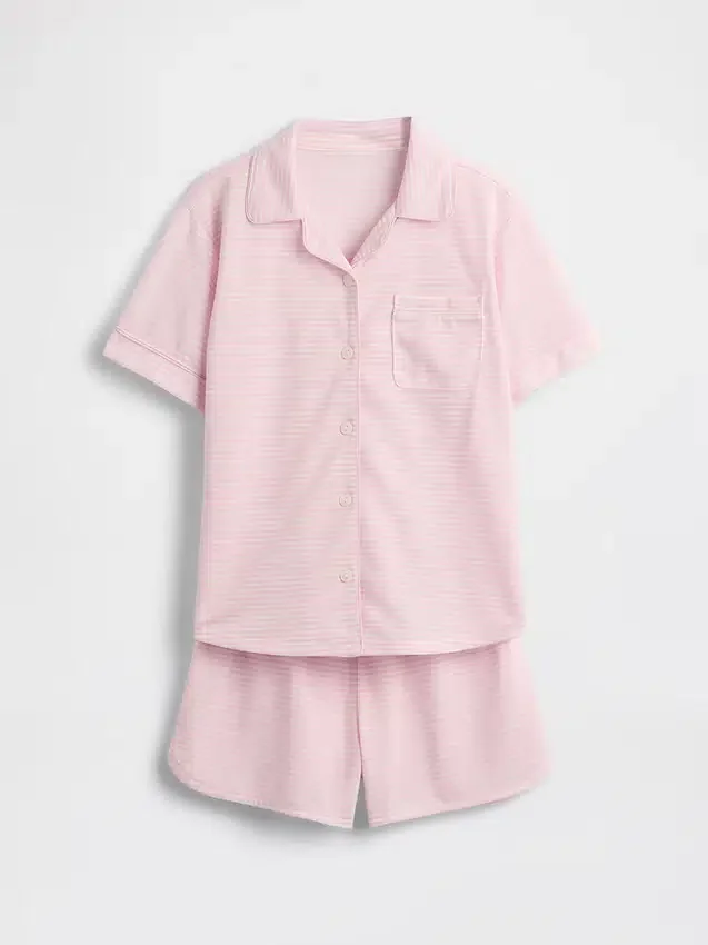 Recyceltes Pyjama-Set mit Shorts für Kinder