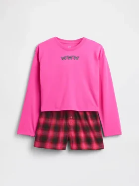 Recyceltes Pyjama-Set mit Shorts für Kinder