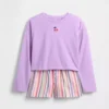 Recyceltes Pyjama-Set mit Shorts für Kinder
