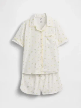 Recyceltes Pyjama-Set mit Shorts für Kinder