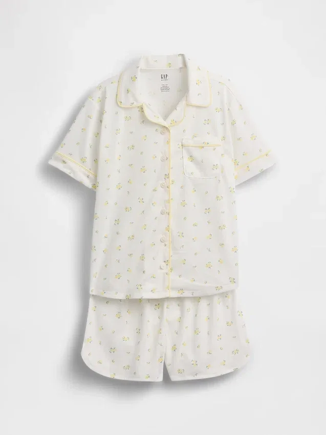 Recyceltes Pyjama-Set mit Shorts für Kinder