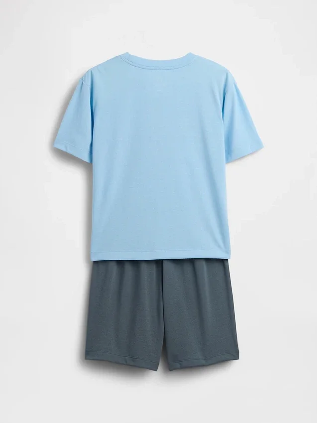 Recyceltes Pyjama-Set mit Shorts für Kinder