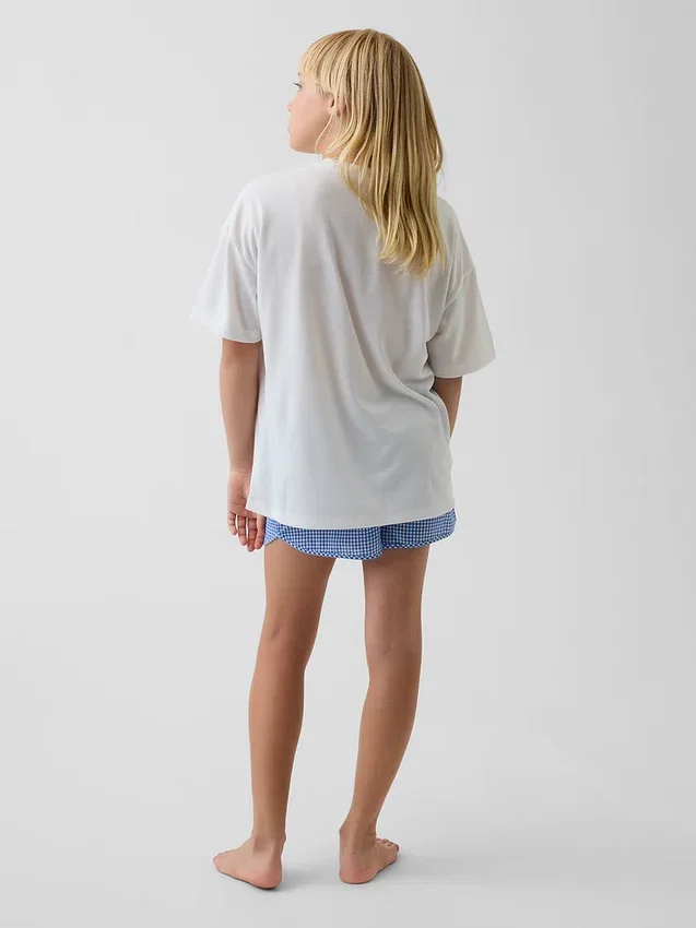 Recyceltes Pyjama-Set mit Shorts für Kinder
