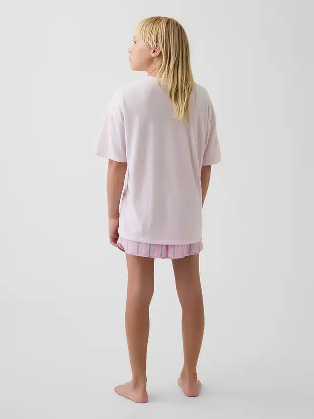 Recyceltes Pyjama-Set mit Shorts für Kinder