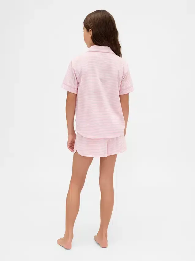 Recyceltes Pyjama-Set mit Shorts für Kinder