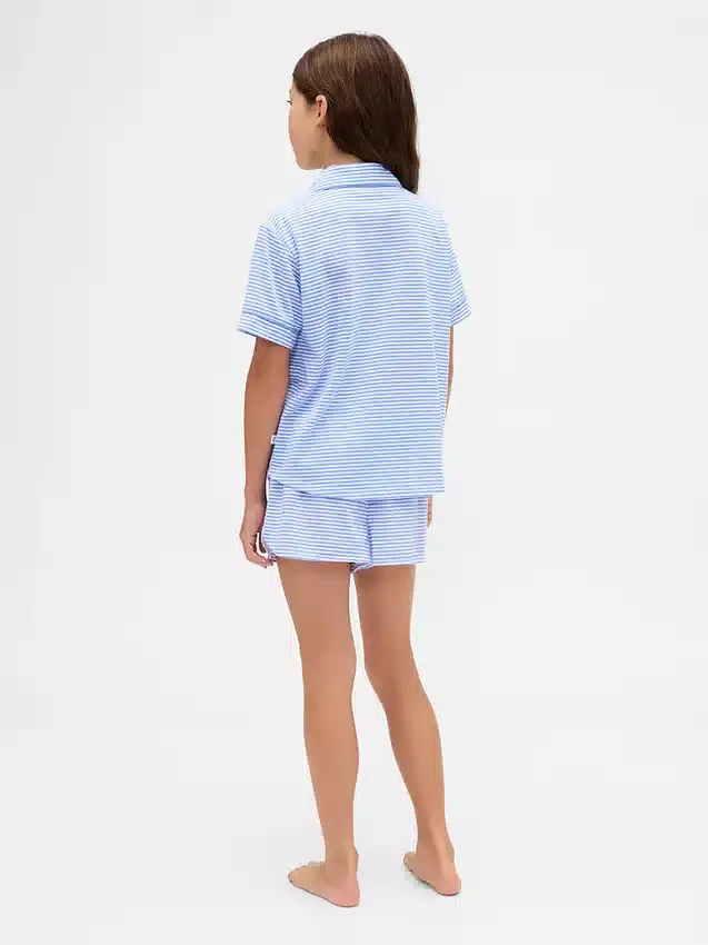 Recyceltes Pyjama-Set mit Shorts für Kinder