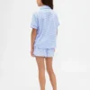 Recyceltes Pyjama-Set mit Shorts für Kinder
