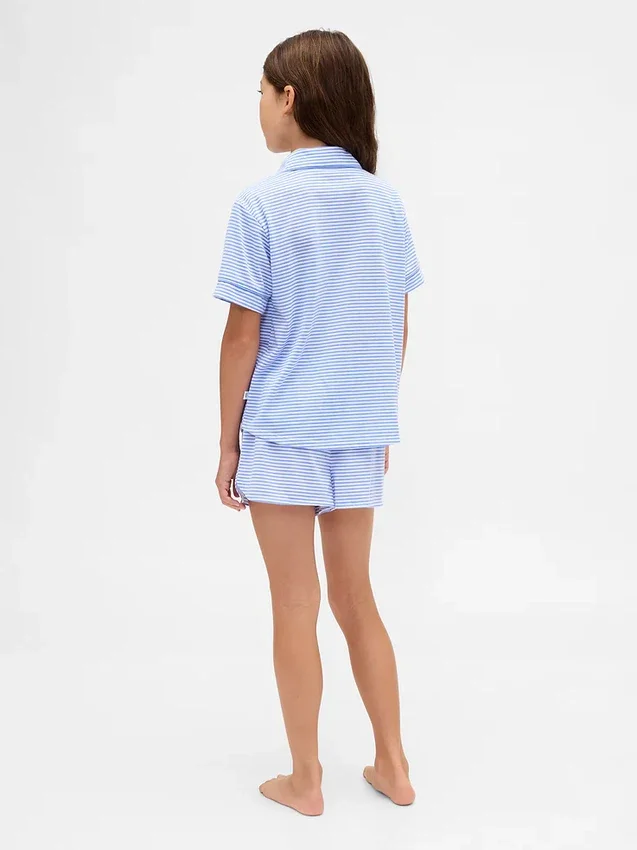 Recyceltes Pyjama-Set mit Shorts für Kinder
