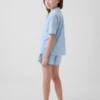 Recyceltes Pyjama-Set mit Shorts für Kinder