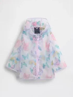 Regenjacke für Baby & Kleinkind mit Schmetterlingsmotiv