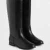 Reitstiefel aus veganem Leder