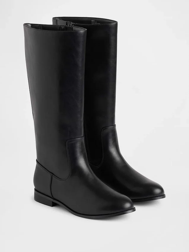 Reitstiefel aus veganem Leder