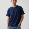 Relaxed-Fit-Logo-T-Shirt für Erwachsene aus schwerem Stoff