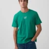 Relaxed-Fit-Logo-T-Shirt für Erwachsene aus schwerem Stoff
