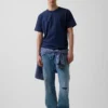Relaxed-Fit-Logo-T-Shirt für Erwachsene aus schwerem Stoff