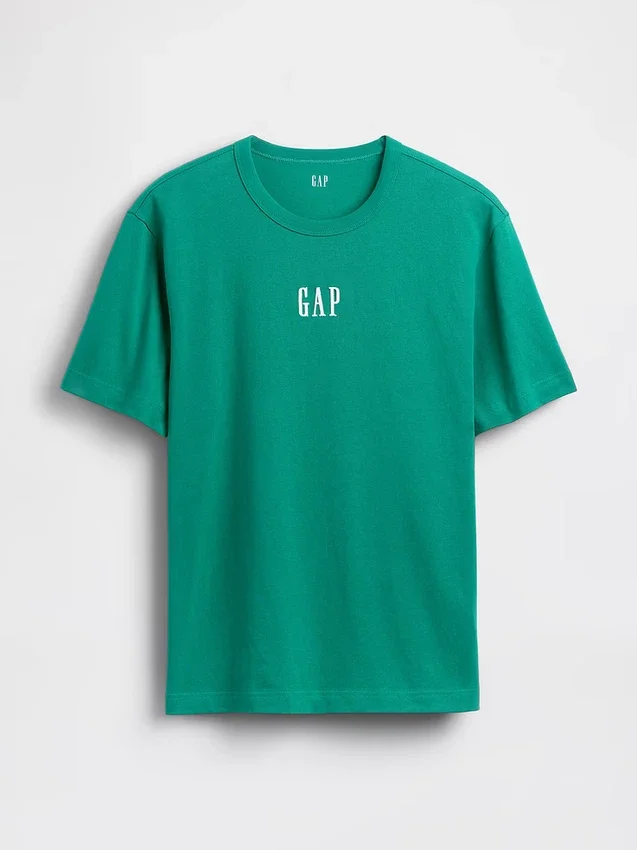 Relaxed-Fit-Logo-T-Shirt für Erwachsene aus schwerem Stoff