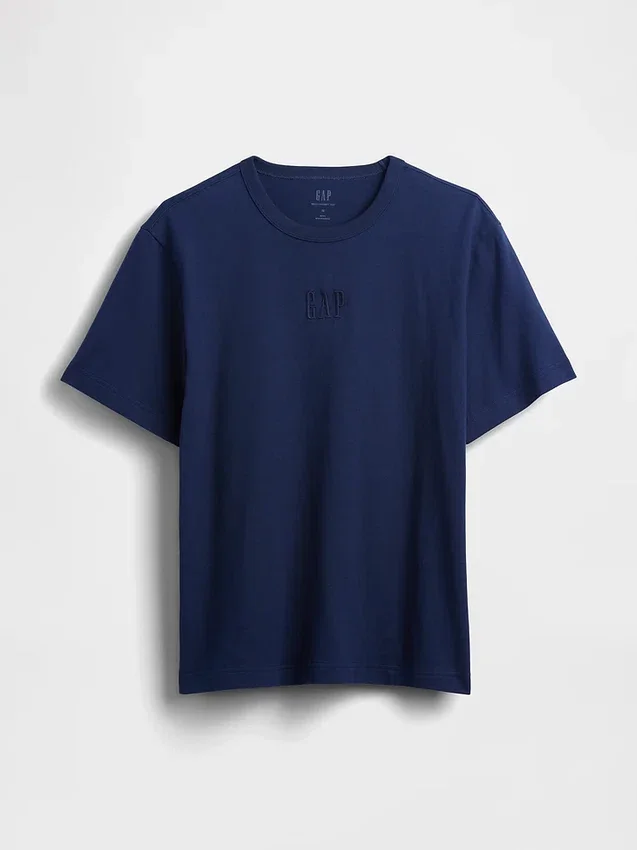 Relaxed-Fit-Logo-T-Shirt für Erwachsene aus schwerem Stoff