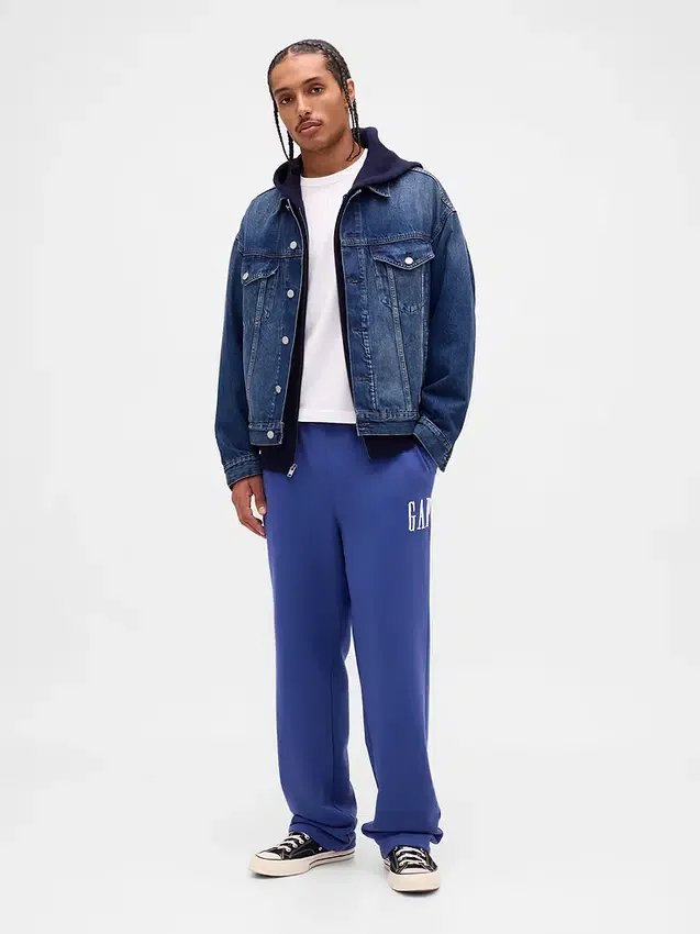 Relaxed-Fit-Sweathose mit Logo für Erwachsene, Heavyweight