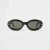 Retro-Sonnenbrille für Kinder, ovale Form