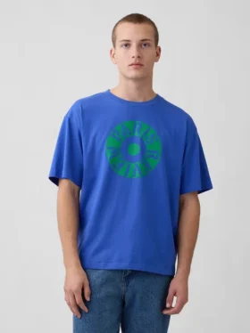 Robert Indiana Oversized-T-Shirt mit Grafik