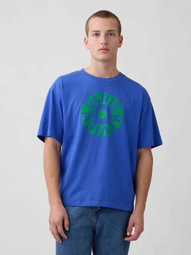 Robert Indiana Oversized-T-Shirt mit Grafik