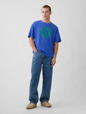 Robert Indiana Oversized-T-Shirt mit Grafik