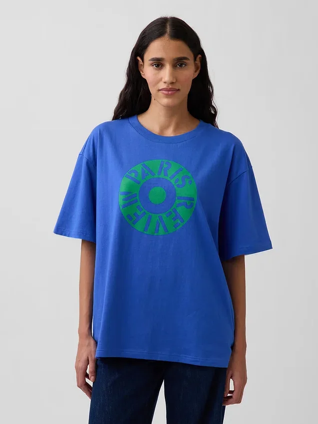 Robert Indiana Oversized-T-Shirt mit Grafik